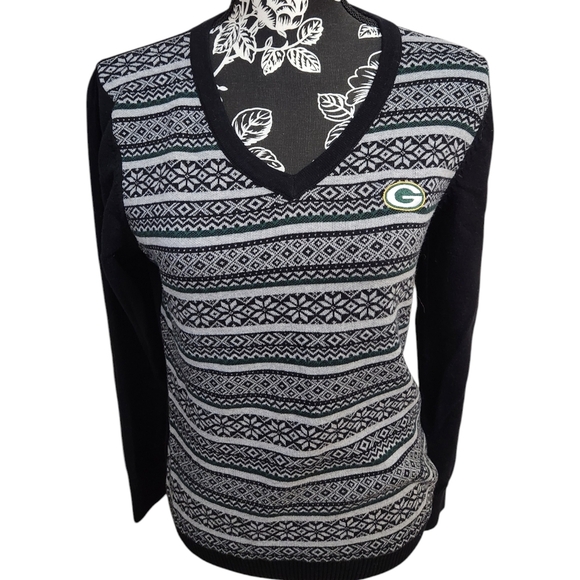 Cutter & Buck Men's Black Patterned Sweater - Picture 2 of 5